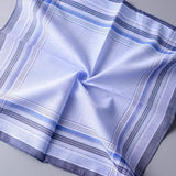 10Pcs Square Plaid Stripe Pocket for Wedding Party