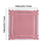 Square Neck Wrap Multifunction Headwrap Arabic Turban Hijab