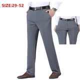 Thick Straight Work Trousers Men Pants Office Formal