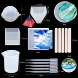 Silicone Mold For Epoxy Resin Set Jewelry Casting