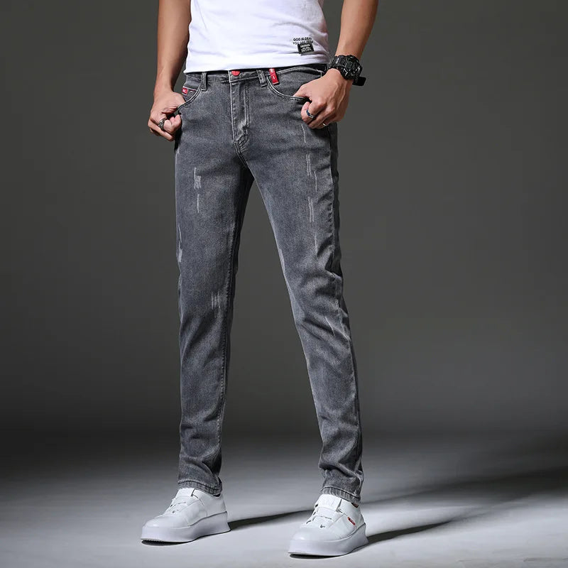 Fashion High Quality Stretch Casual Men Jeans Skinny