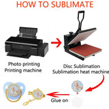 Blank Personalized Baby Pacifier with Chain Clips Covers