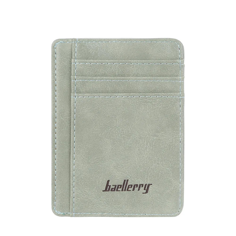 2022 Mini Men's Card Wallet – Customized PU Leather Holder
