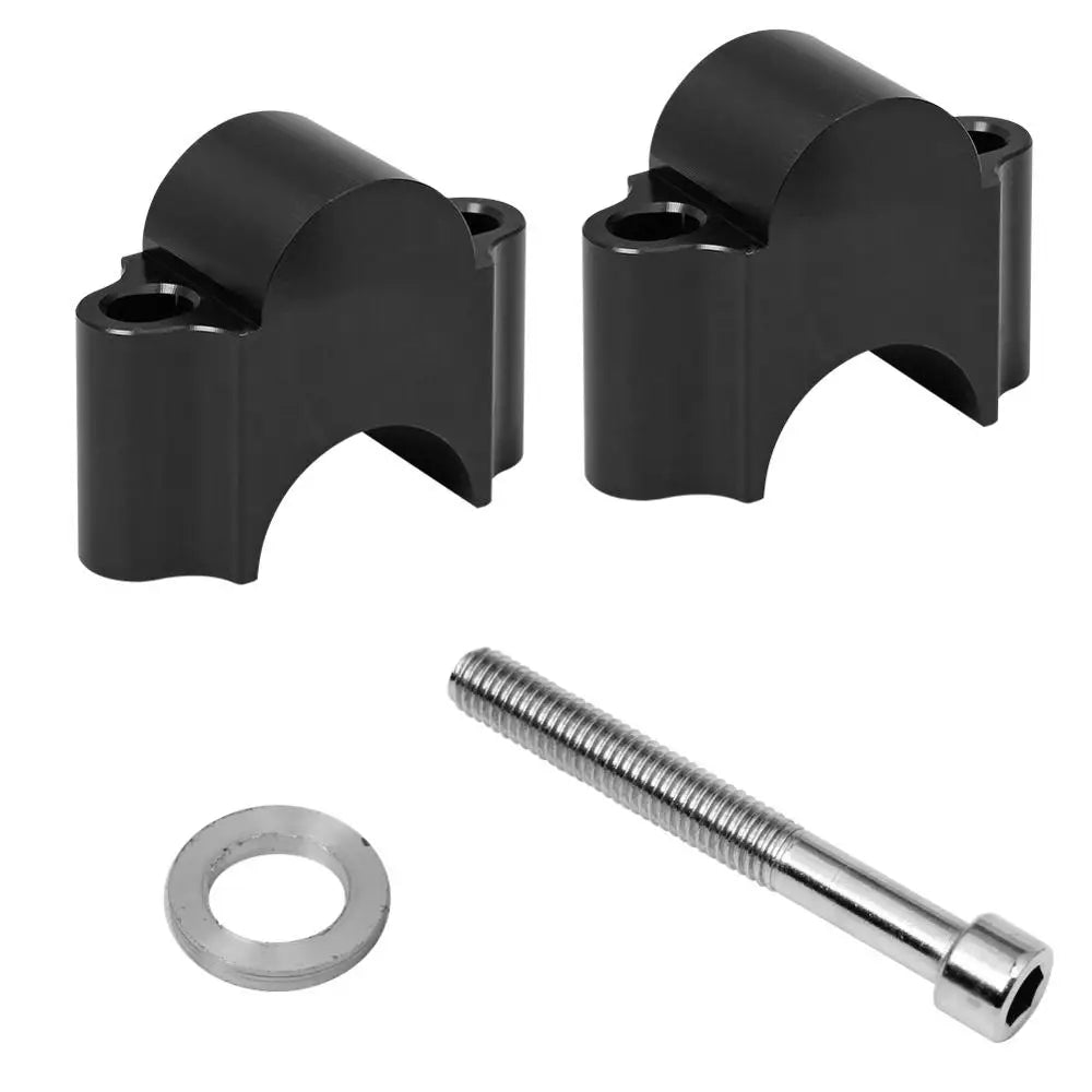 1 Pair Universal Motorcycle Handlebar Riser Clamp - 28mm & 22mm for Honda, BMW, Yamaha, Suzuki