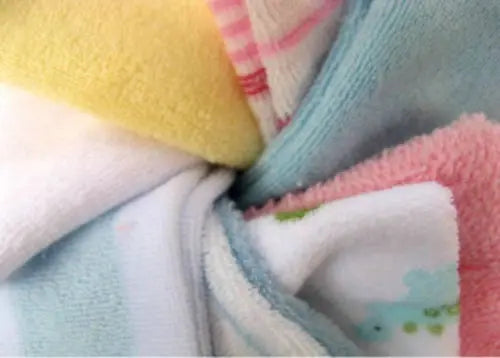 8Pcs 100% Cotton Newborn Baby Towels Saliva Towel