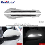 2PCS Car Bumper Reflective Strips Safety Warning mark