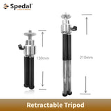 Universal Retractable Tripod webcam stand Phone holder 360degree