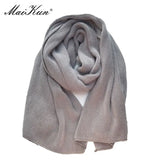 Maikun Thick Warm Scarf For Women Pure Color