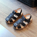 Leather Sandals Boys 100% Soft Leather In Summer