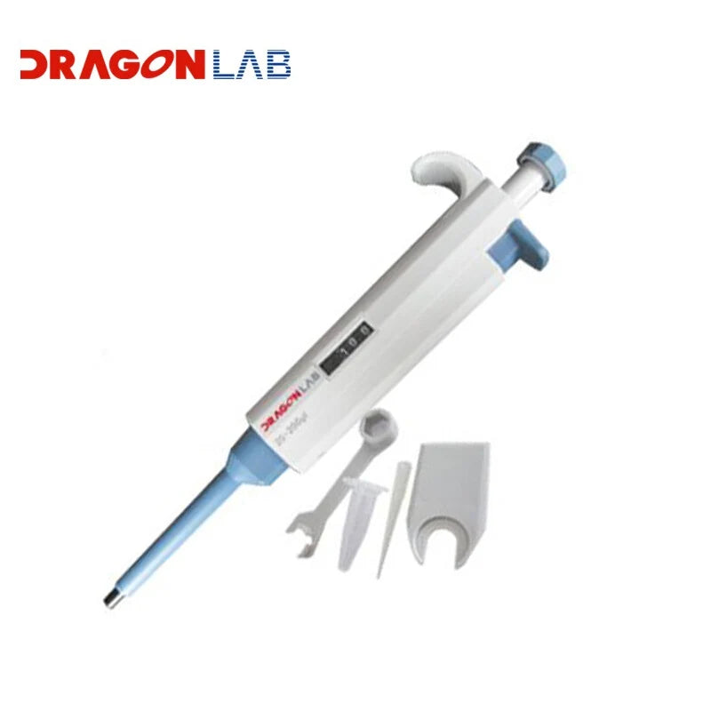 DLab Single-channel Adjustable Volume Mechanical Pipette-TopPette Dragon lab