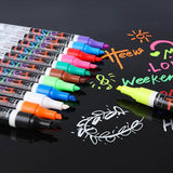 12 Pcs Liquid Chalk Markers Pens Erasable Colors