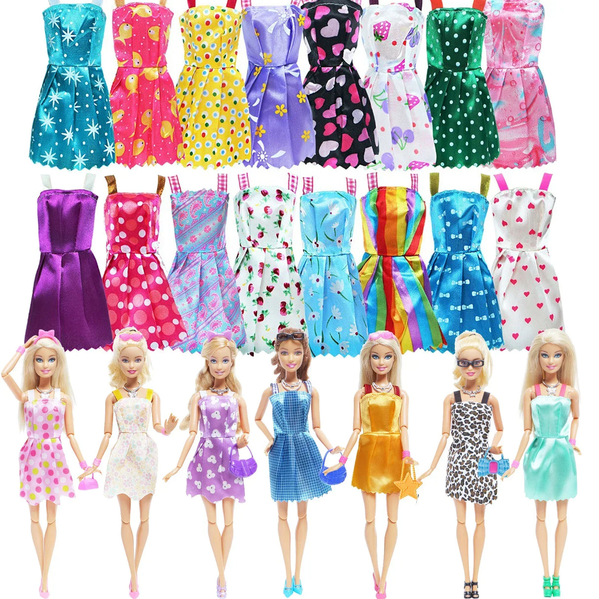 Fashion Dollhouse Furniture 67 Items/Set = 1x Wardrobe