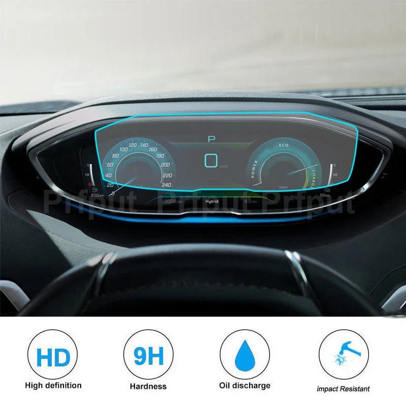 Car Navigtion Tempered Glass LCD Screen Protective Film