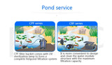 High-lift and large-flow aquarium fish pond pumping cycle