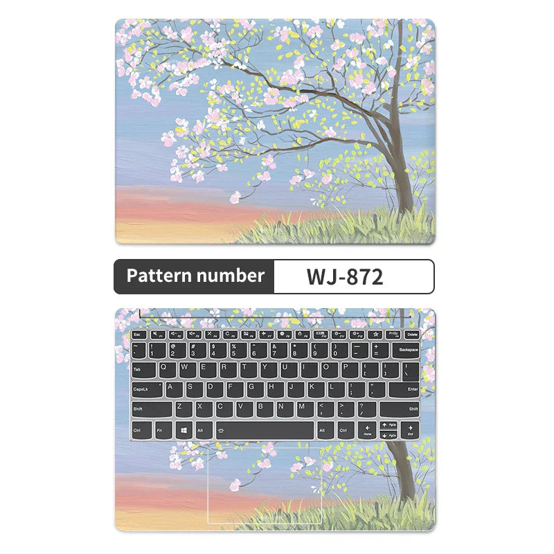 DIY Cat Laptop Cover Skins Stickers Notebook PVC