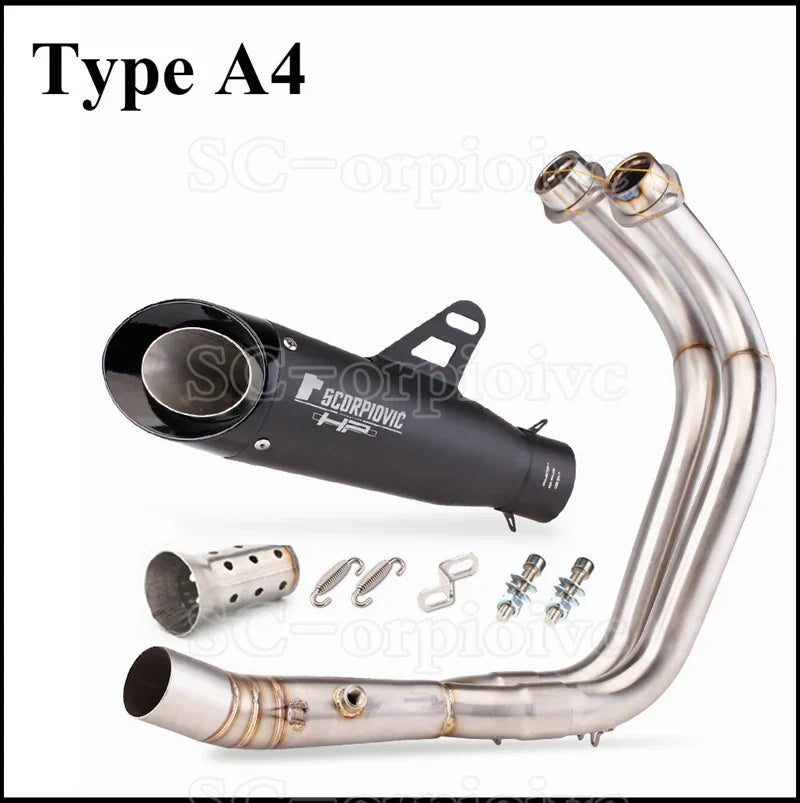For Yamaha MT07 FZ07 Motorcross Exhaust Front Pipe