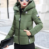 Women Winter Parkas Hooded Thick Warm Short Coat