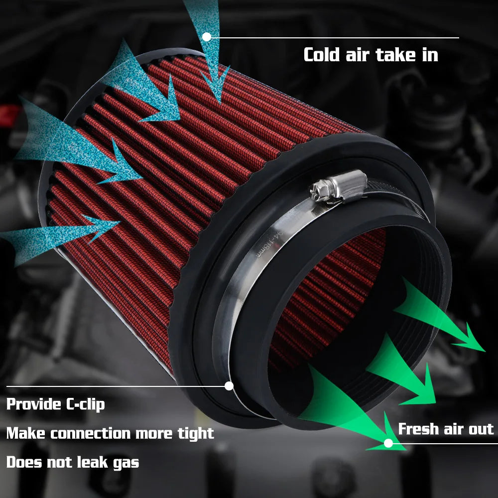 Neck 4" 100mm Universal Car High Flow Cold
