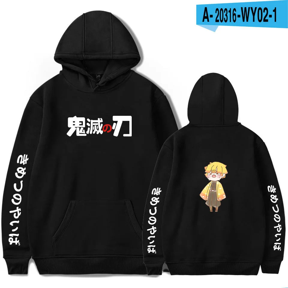 Anime Hoodie Demon Slayer Oversized Hoodies Sweatshirts Men/Womens