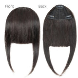 Isheeny Human Hair Bangs 3 Clips In Black
