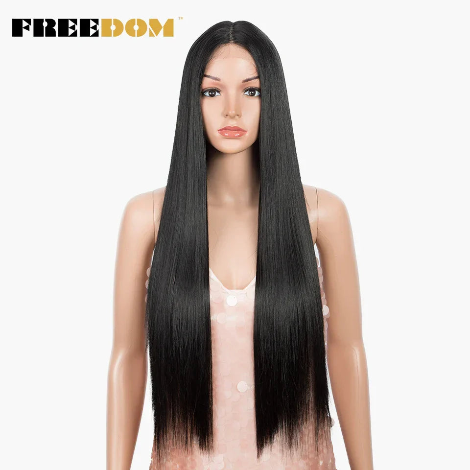 FREEDOM Synthetic Lace Front Wig 30 Inch Long