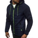 SpringAutumn New Hooded Jacket Men Casual Slim Patchwork