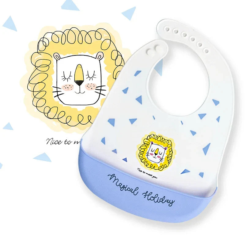 Soft Silicone Baby Bibs Boys Girls Stuff Waterproof