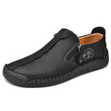 Handmade Leather Men Shoes Casual Slip on Loafers