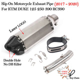 Slip on 51mm Motorcycle Exhaust System Muffler Escape