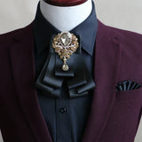 Handmade British Style New Diamond Bow Ties for
