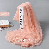 Korean Solid Color Transparent Sexy Thin Chiffon Beach