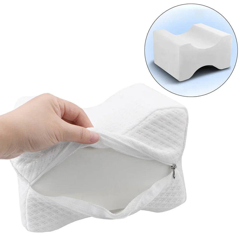 Memory Foam Knee Pillow Back Support Align Spine