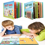 Montessori Quiet Book Repeated Paste Reading Children Toy
