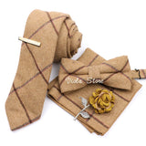 Top 50 Wool Soft 7cm Tie Bowtie Hankie