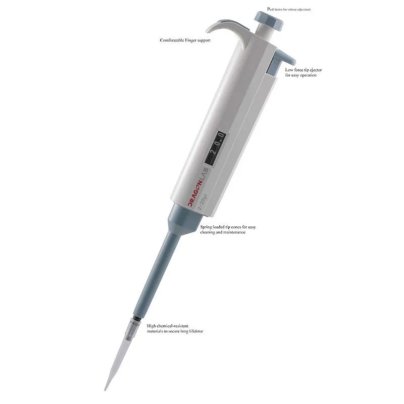 Pipette-TopPette Dragon lab Single-channel Adjustable Volume Mechanical Pipettor