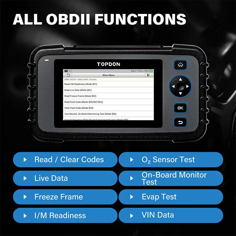 TOPDON ArtiDiag600 OBD2 Car Diagnostic Tool Profession Automotive