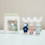 Kids Cartoon Toothbrush U-Shape Infant Toothbrush With Handle