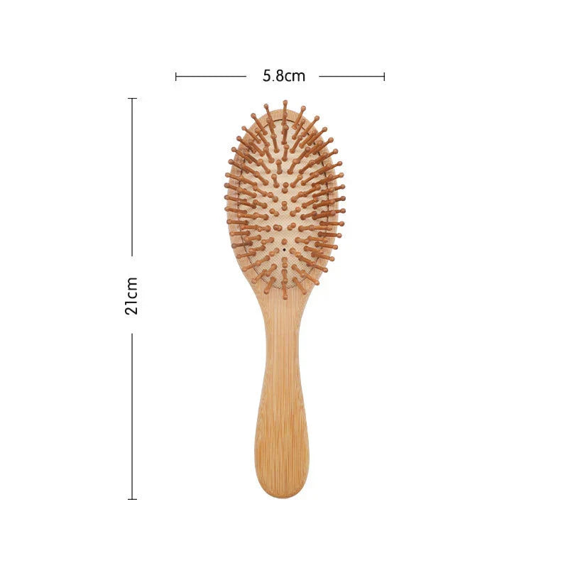 1PC Wood Comb Professional Healthy Paddle Cushion Hair