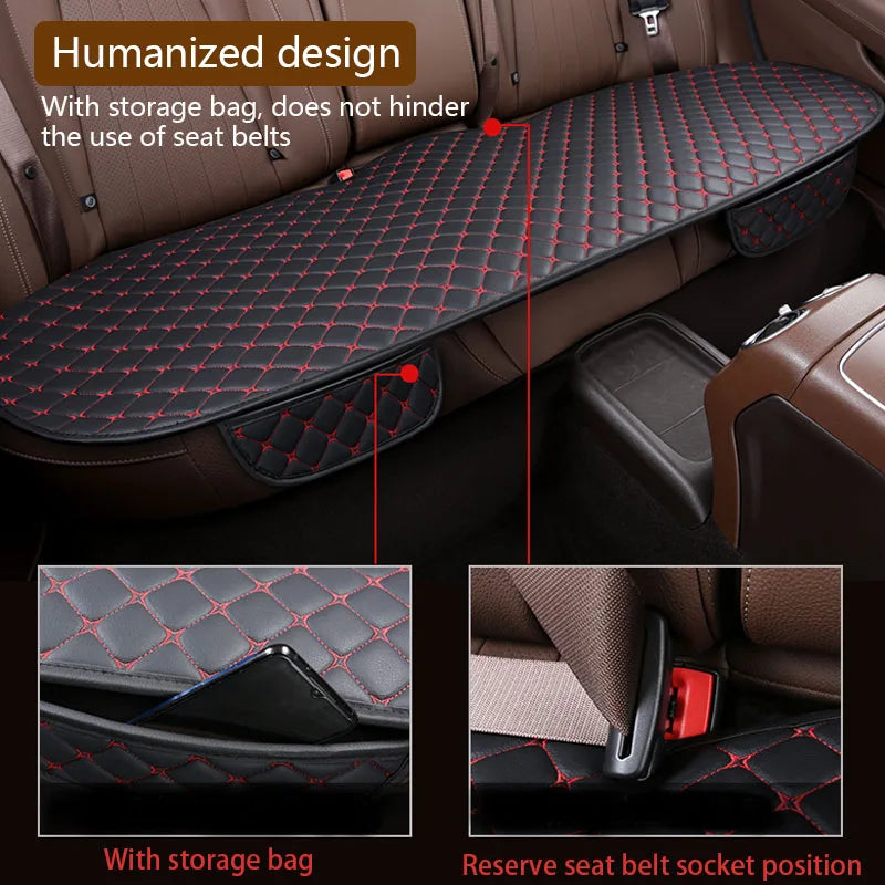 SEAMETAL Universal Car Seat Covers Pu Leather Car