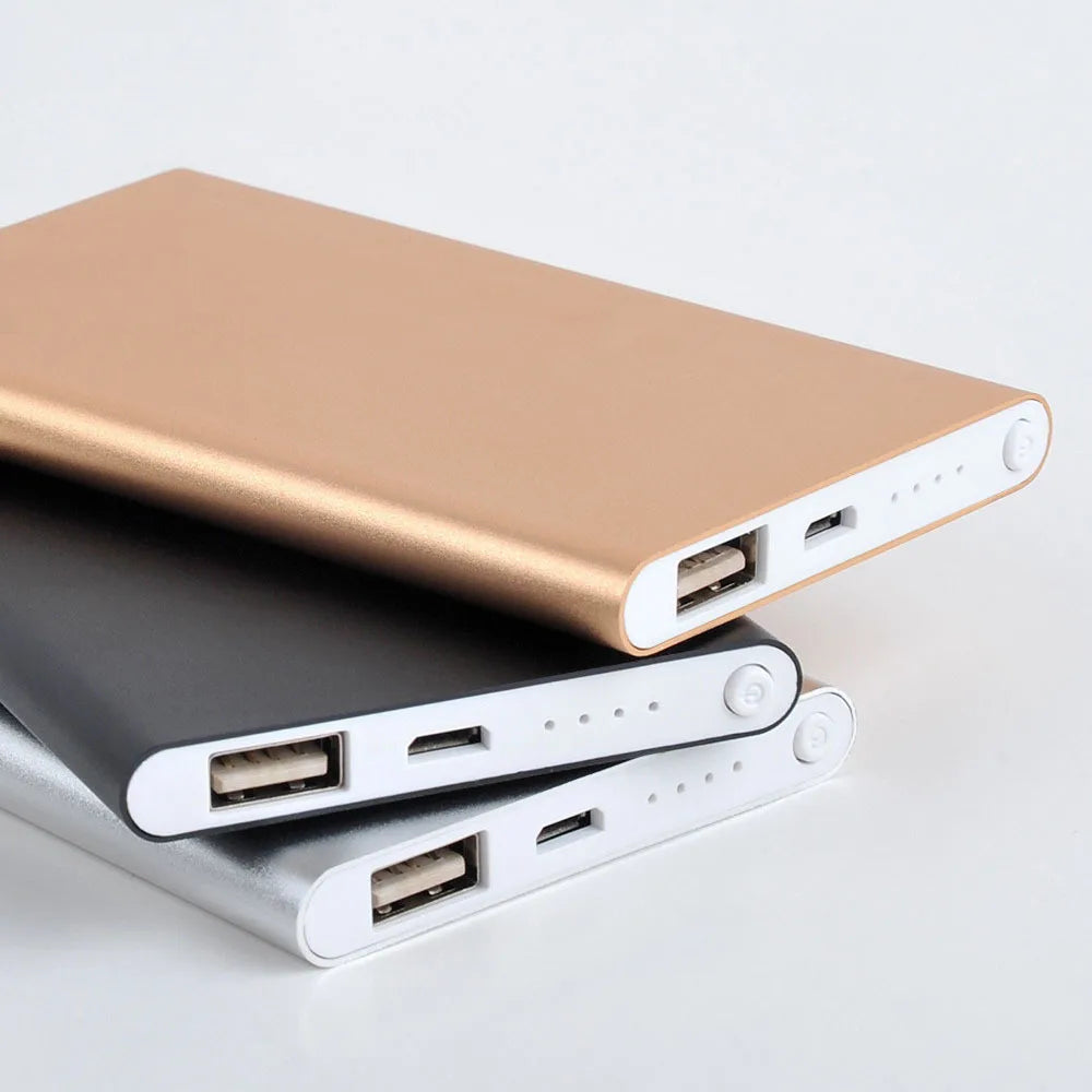 12000mAh Mini Power Bank Ultra Slim External Battery