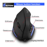 Lefon Wireless Vertical Mouse Ergonomic Mouse USB Rechargeable