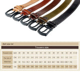MEDYLA Genuine Leather Men Belt High Quality Luxury