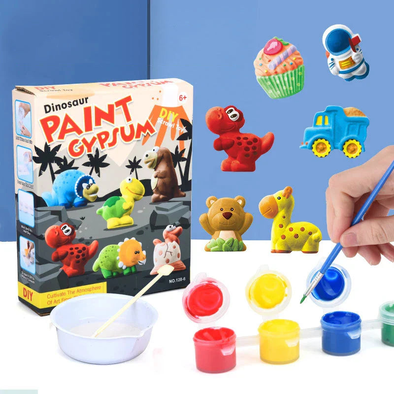 Children Plaster Painting Developmental Toys DIY Colorful Graffiti