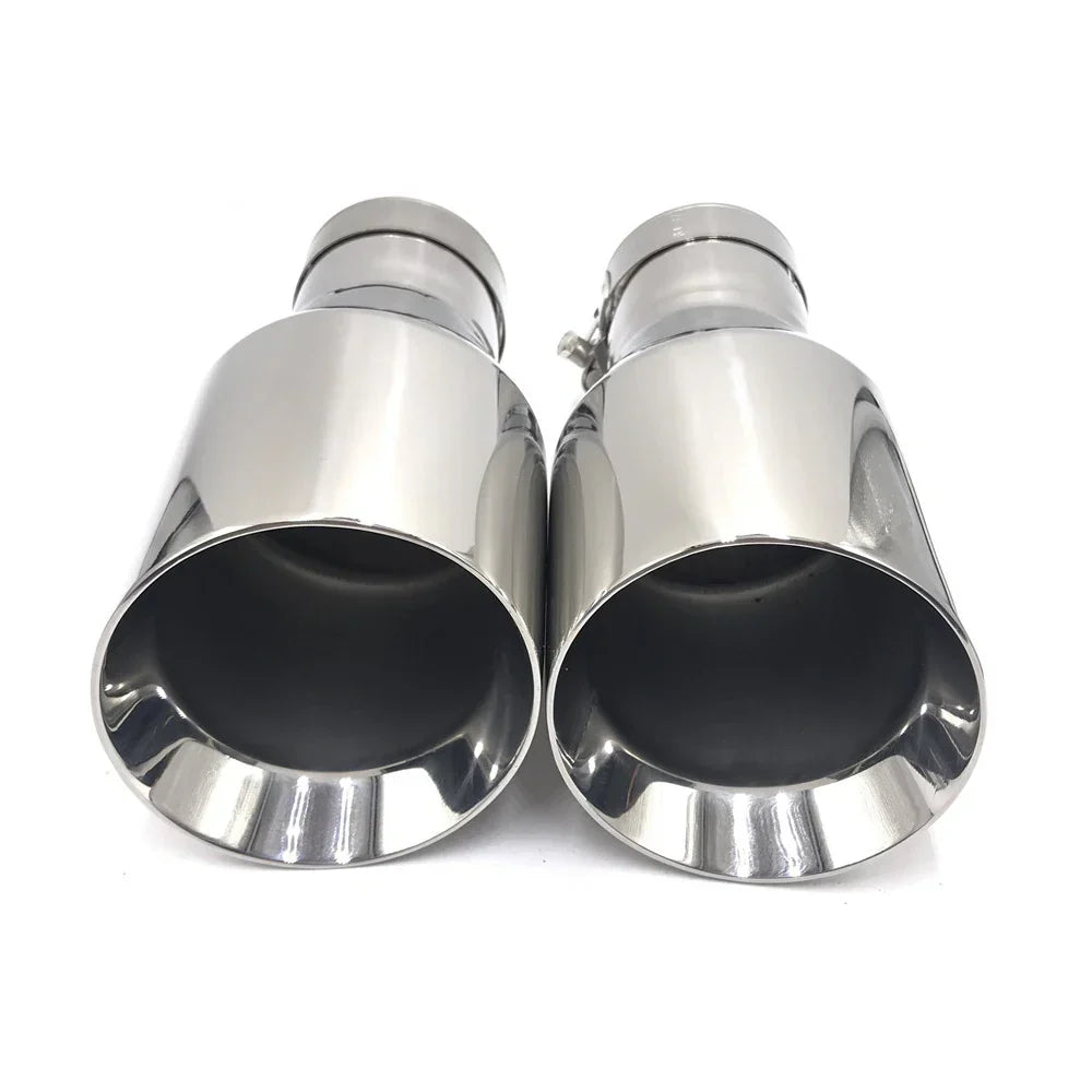 Newest Style Stainless Steel UniversalExhaust System End Pipe+Car