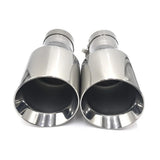 Newest Style Stainless Steel UniversalExhaust System End Pipe+Car