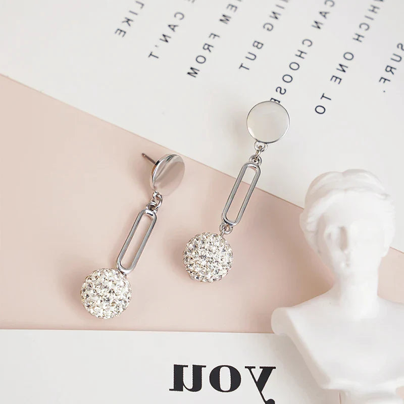 Vintage Leaves Earrings Heavy Metal Gold Studs Tassel