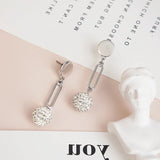 Vintage Leaves Earrings Heavy Metal Gold Studs Tassel