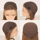 AIMEYA Platinum Blonde Synthetic Lace Front Wig for