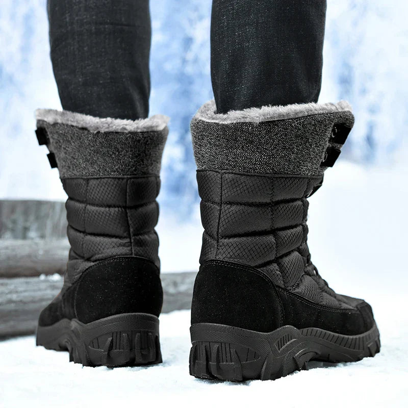 Men Winter Snow Boots Super Warm Men Hiking