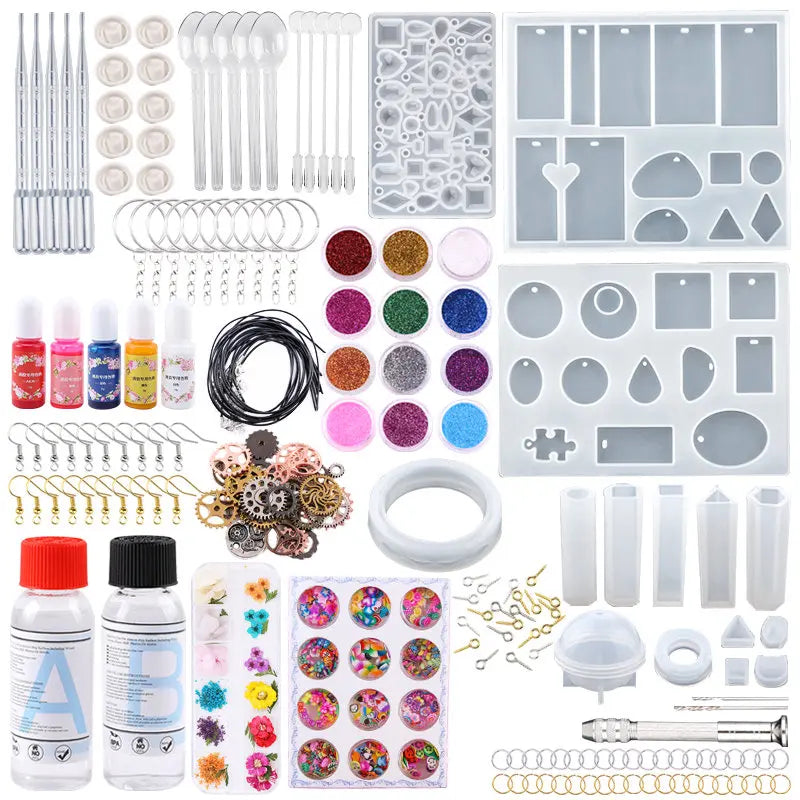 Epoxy Resin Kit for Beginners Silicone Resin Mold